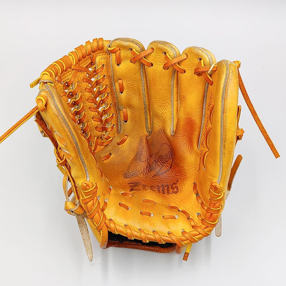 全紐交換済み (高校野球対応)】 ジームス 硬式グローブ / 投手用
