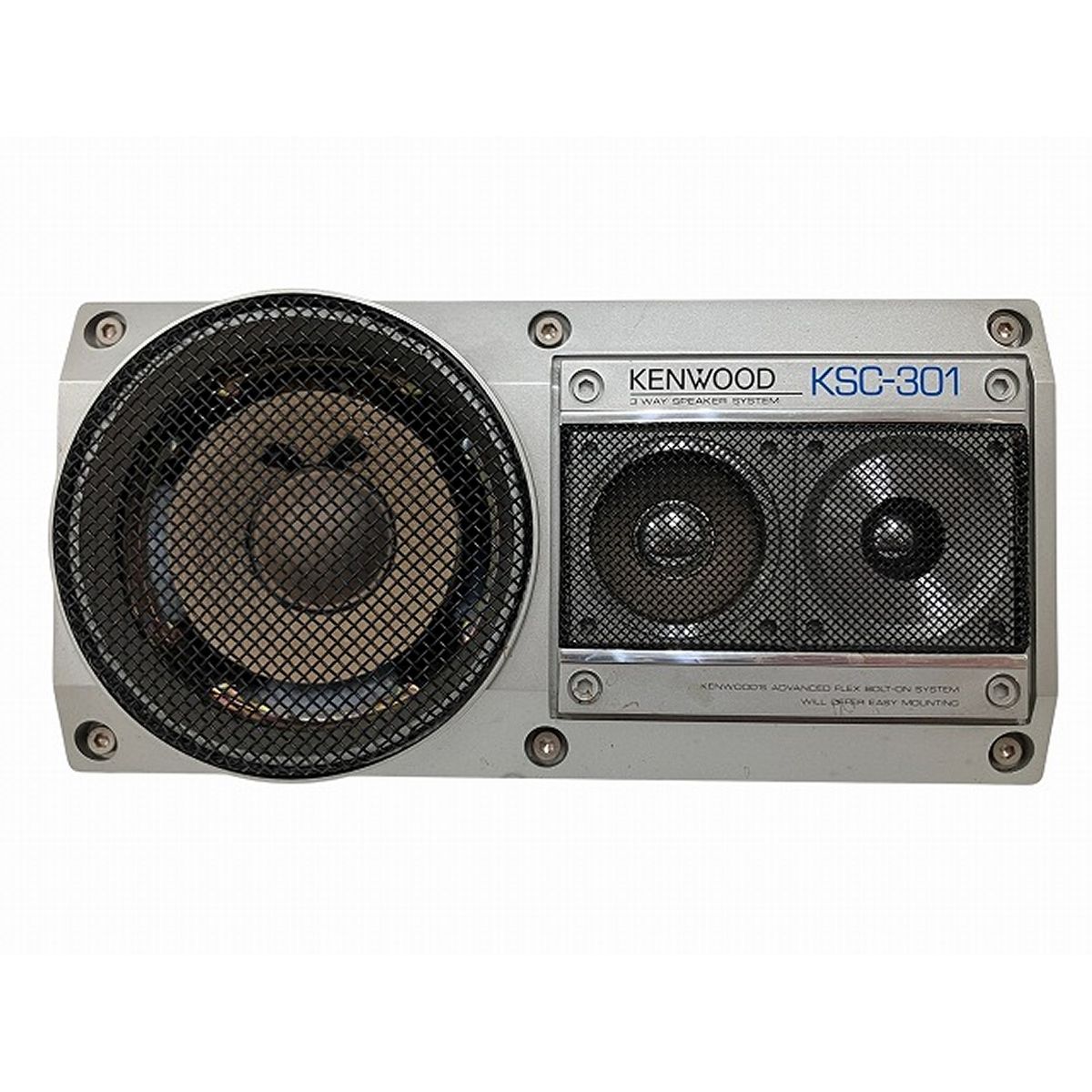 KENWOOD KSC-301 3WAY スピーカー システム 据置型 ボックス ペア 旧車