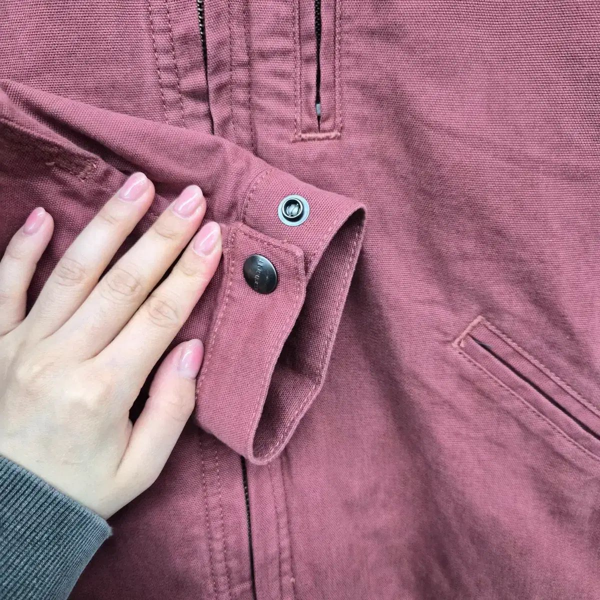 Carhartt カーハート バーガンディ色 デトロイト ジャケット ユニセックス M