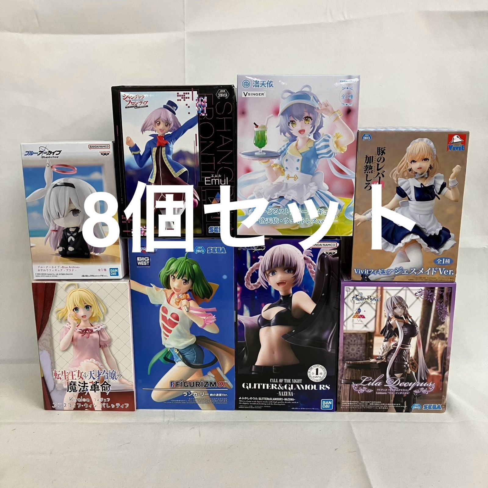 未開封 美少女フィギュア まとめ売り 8個セット SFQ368 c107 - メルカリ