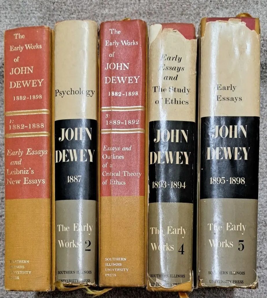 TheEarlyWorksofJohnDewey 1882 1898全5巻デューイ