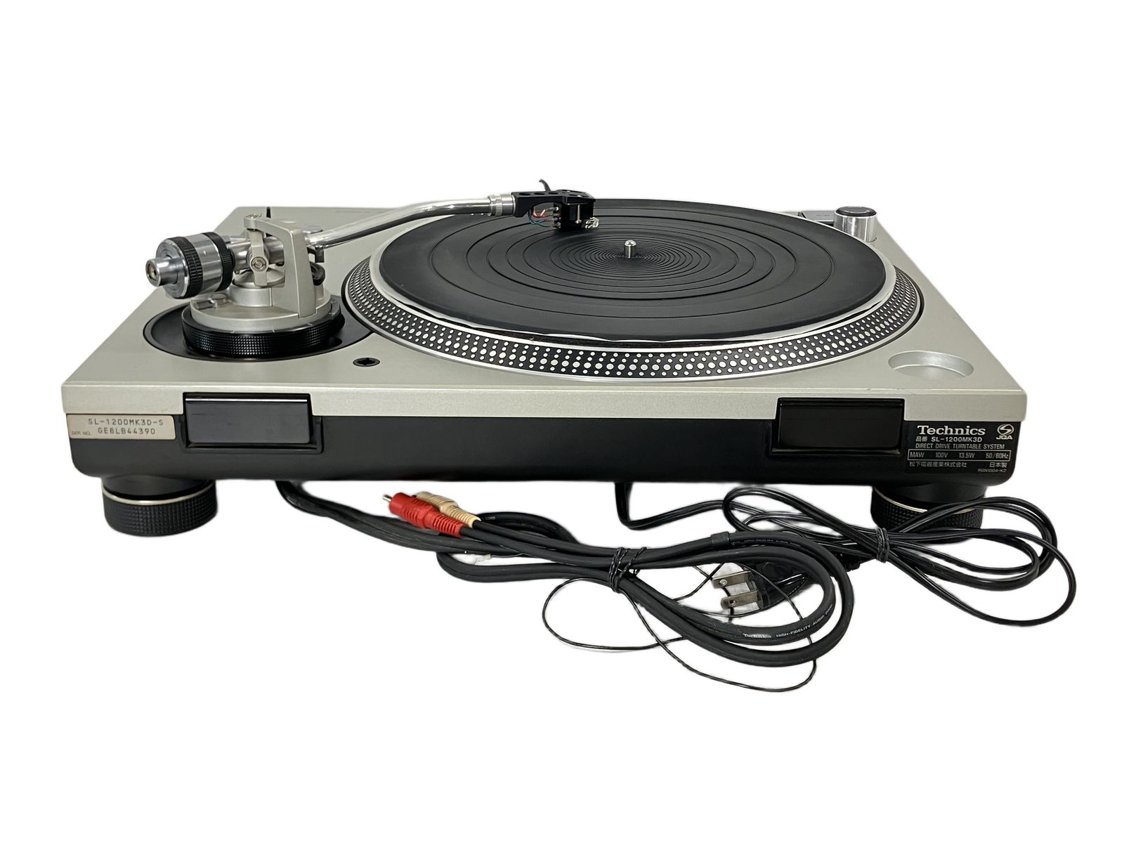 Technics SL-1200 MK3D Shure M44G 動作品 Technics テクニクス SL-1200MK3D ターンテーブル SHURE M44G