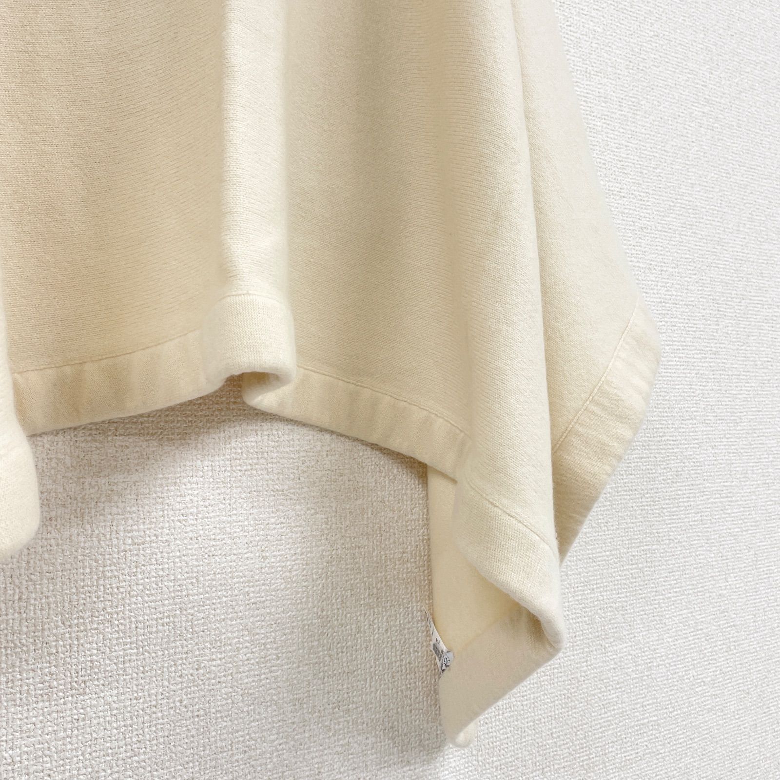  BRUNELLO CUCINELLI ブルネロクチネリ 大判ストール ブランケット カシミヤ アイボリー イタリア製 レディース ストール ショール 小物