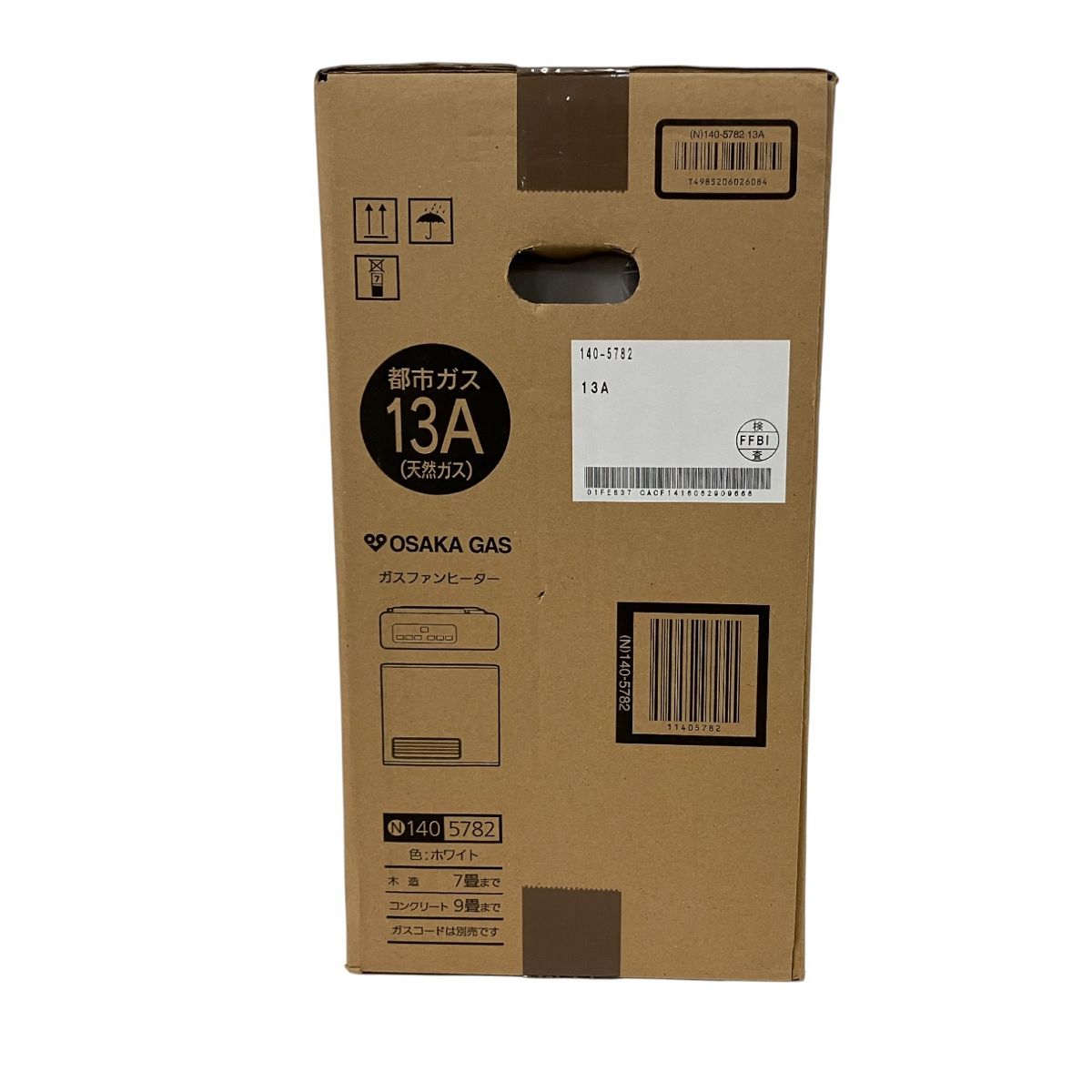 大阪ガス OSAKA GAS ガスファンヒーター 140 5782 都市ガス 13A