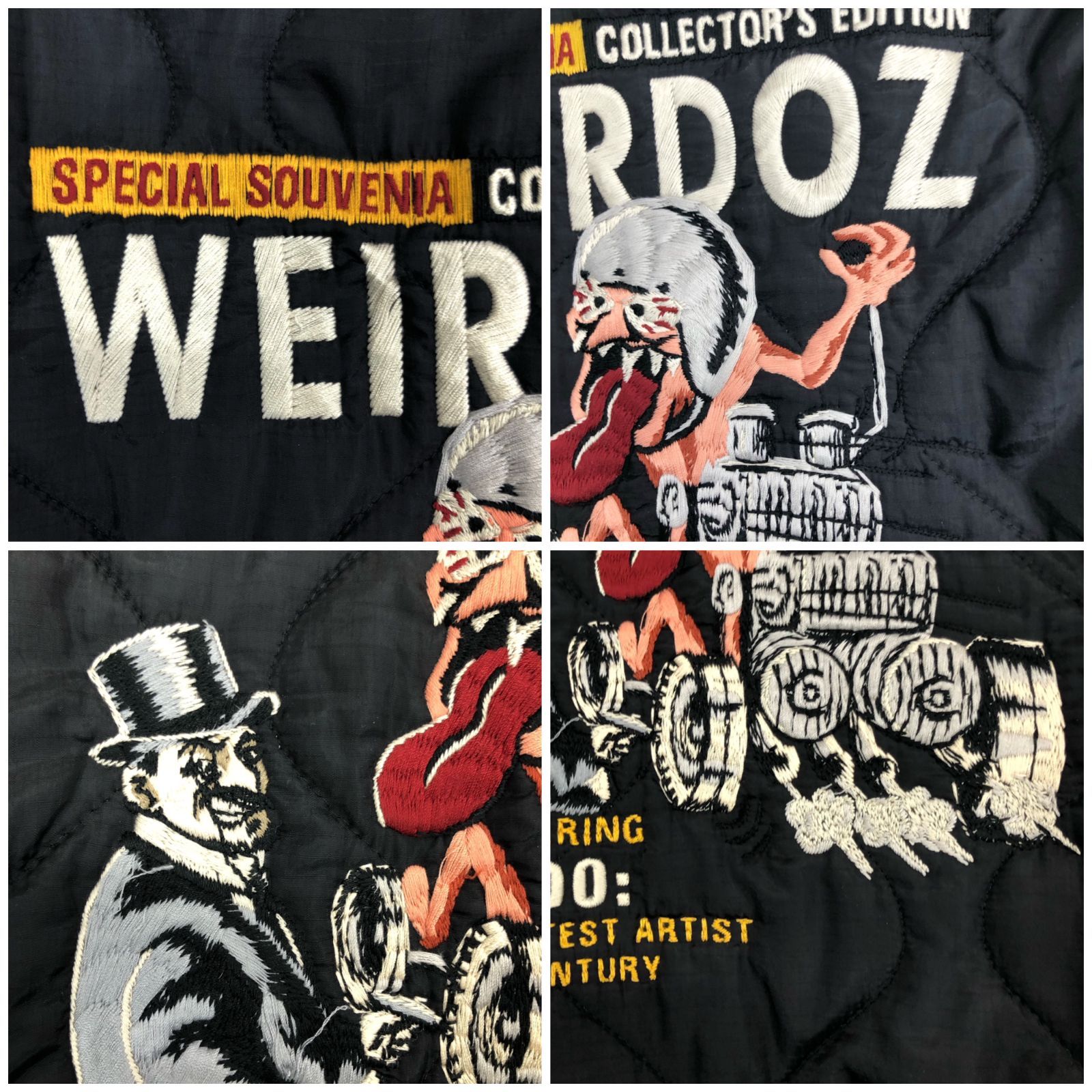 WEIREDO ウィアード 刺繍 キルティング ジャケット WRD-20-SS-01 XL