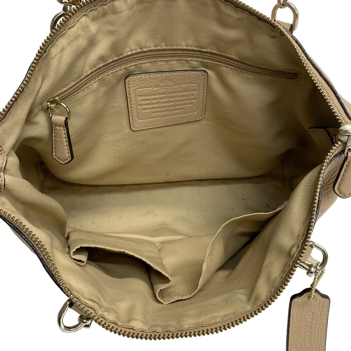 COACH(コーチ) ハンドバッグ ラグジュアリーペブルドレザースモール
