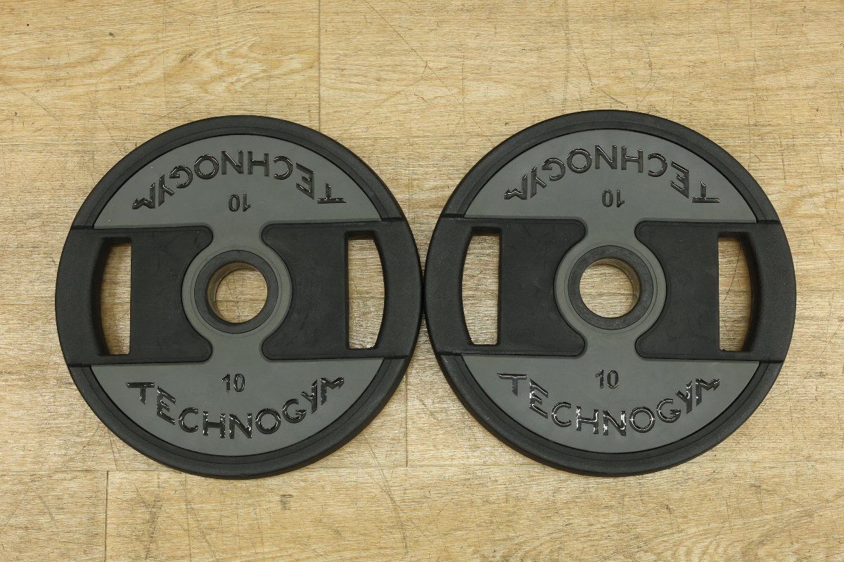 送料無料】テクノジム オリンピックプレート 20kg×2枚 10kg×2枚 5kg×2