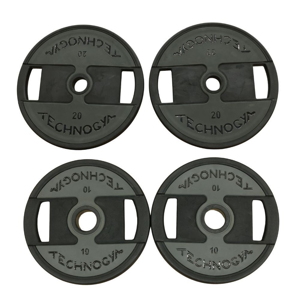 送料無料】テクノジム オリンピックプレート 20kg×2枚 10kg×2枚セット