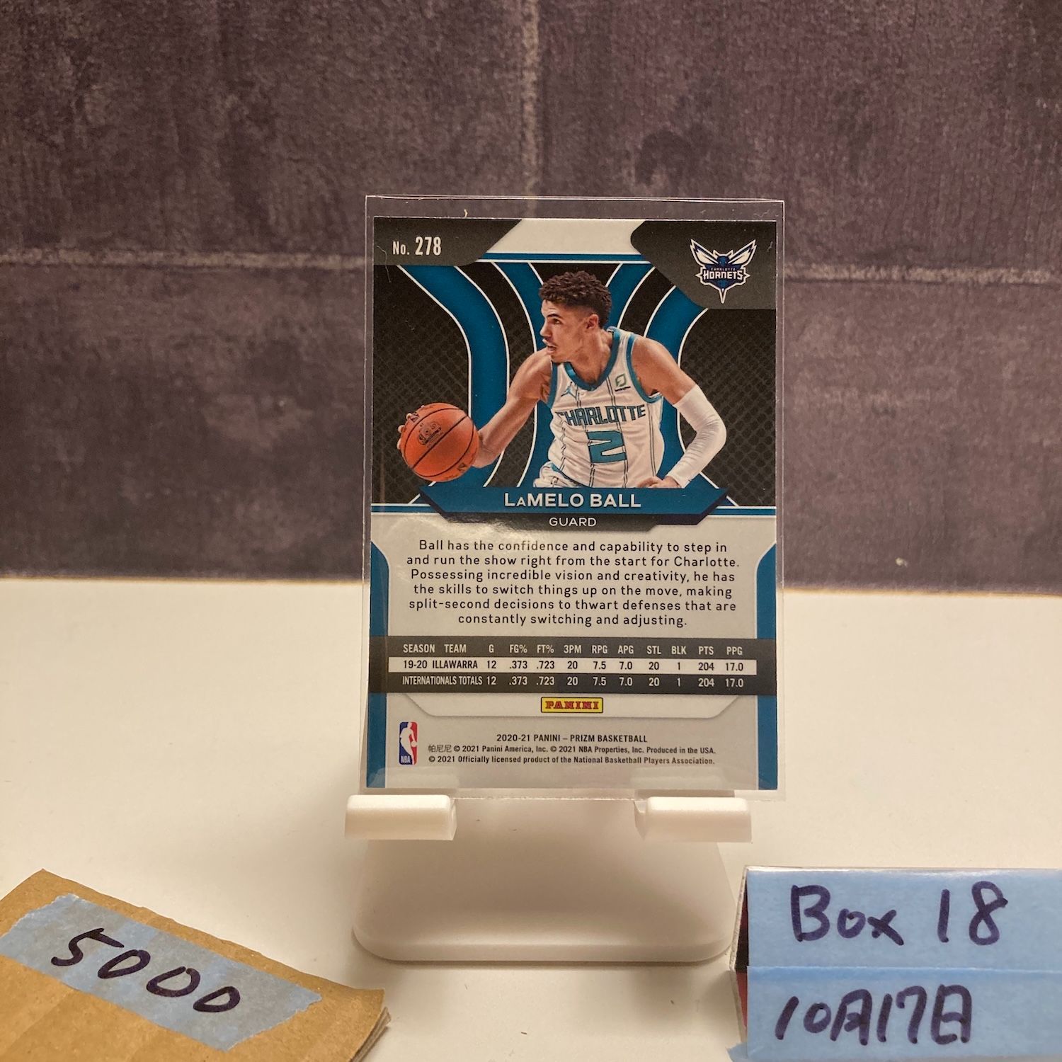 2020-21 Panini Prizm LaMelo Ball Charlotte Hornets RC ルーキー