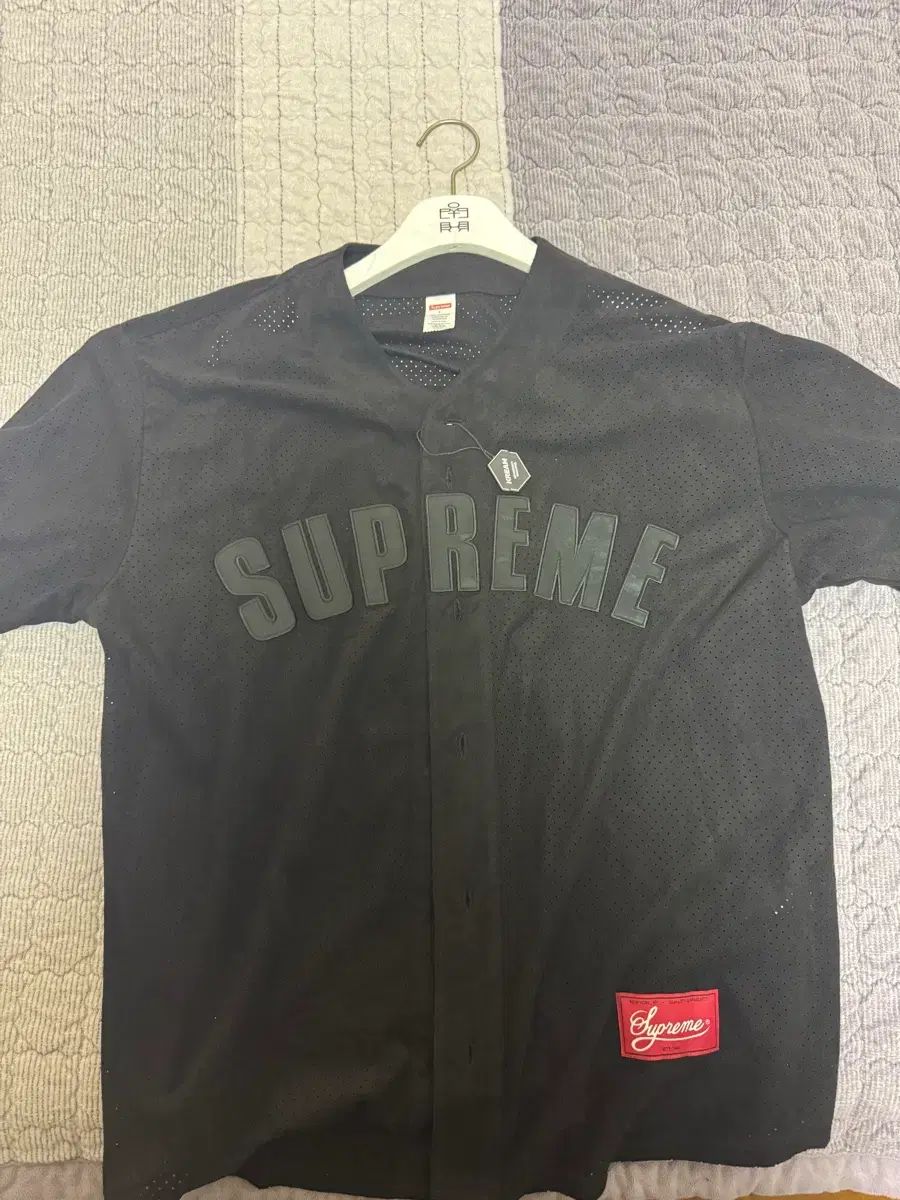 シュプリーム ウルトラスウェード メッシュ ベースボール ジャージ 24 ss Lサイズ