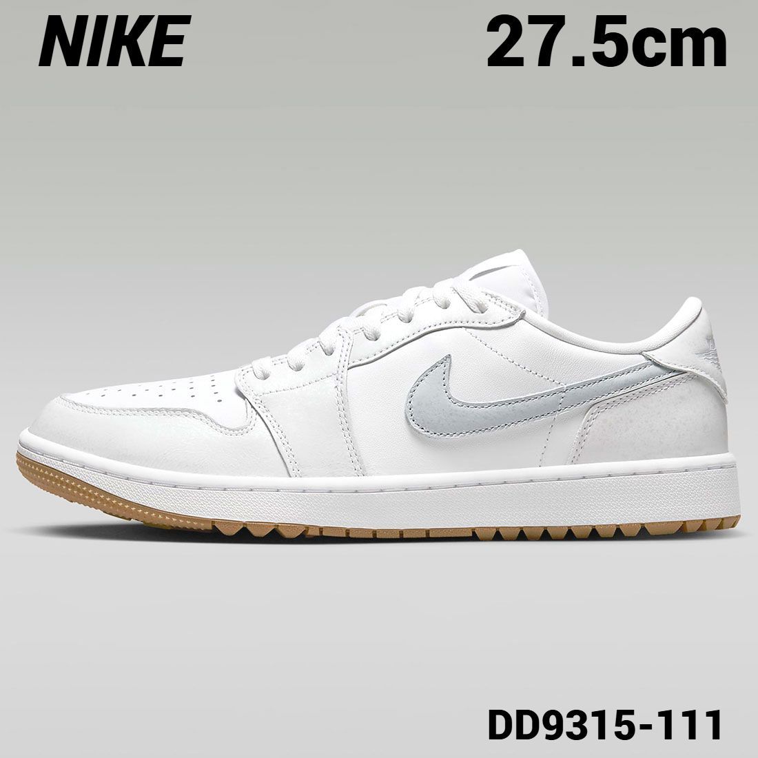 9 5 27 cm NIKE AIR JORDAN 1 LOW Golf DD 9315 111 WHITE PURE ナイキ エア ジョーダン ロー ホワイト ピュアプラチナム