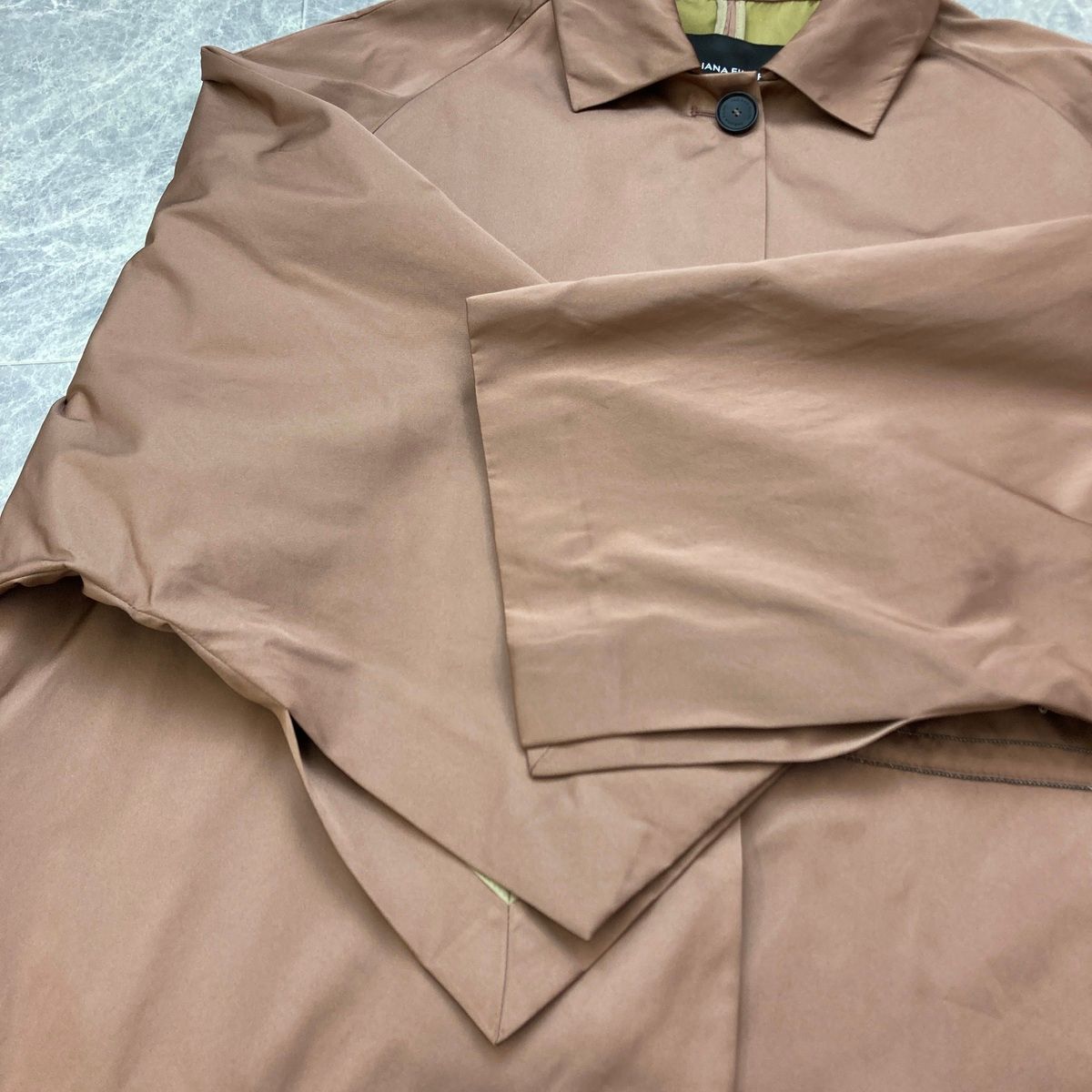 ファビアナフィリッピ　ボールチェーン　ナイロン　コート　ベージュ色 40 ファビアナフィリッピ ボールチェーン ナイロン コート ベージュ色 40