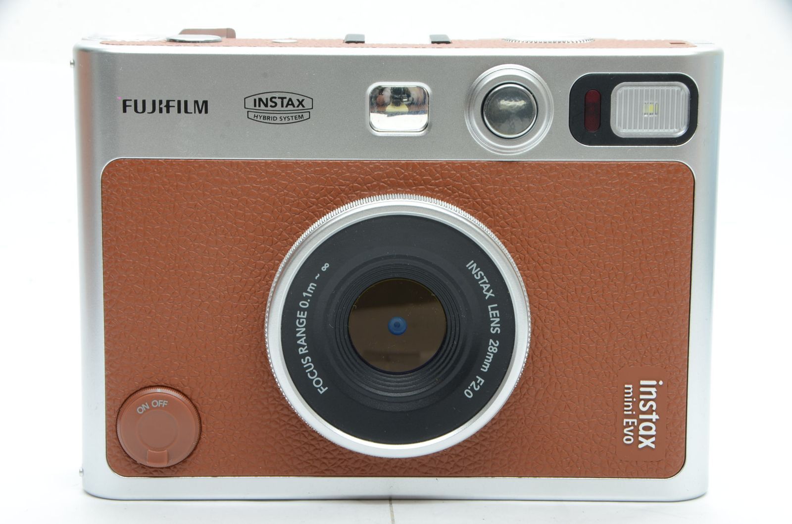 富士フィルム FUJIFILM instax mini Evo チェキ USB Type C対応 ブラウン ケース付き