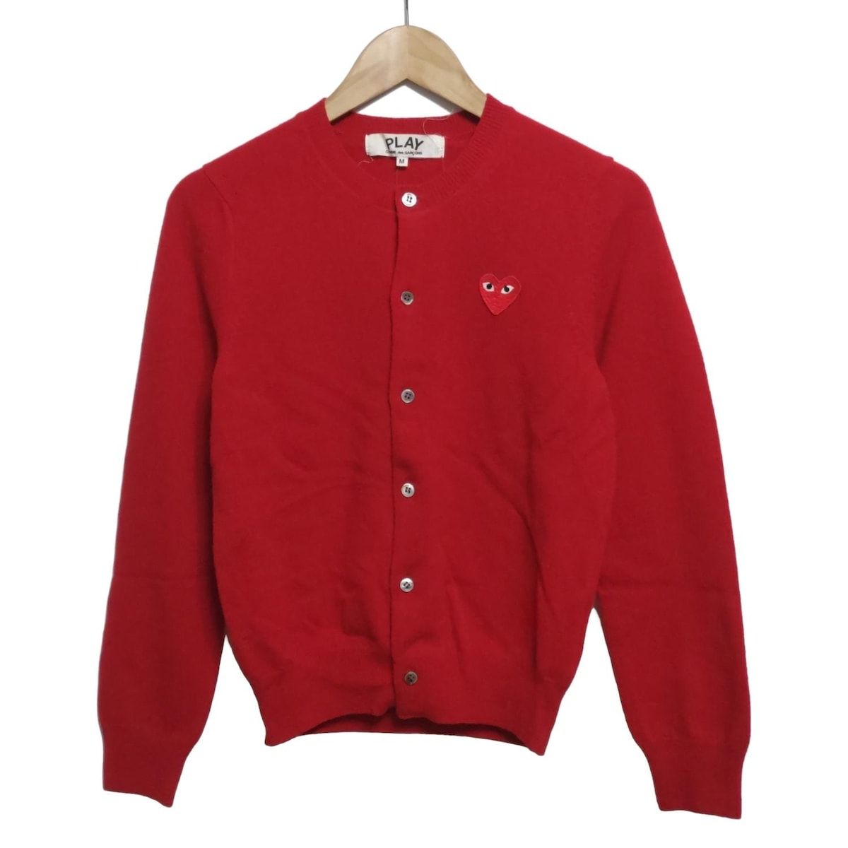 PLAY COMMEdesGARCONS(プレイコムデギャルソン) カーディガン サイズM
