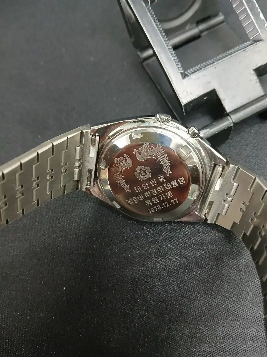  朴正煕 パク チョンヒ 大統領時計 ミント級 オリエント 自動巻き時計 金属ベルト 時計