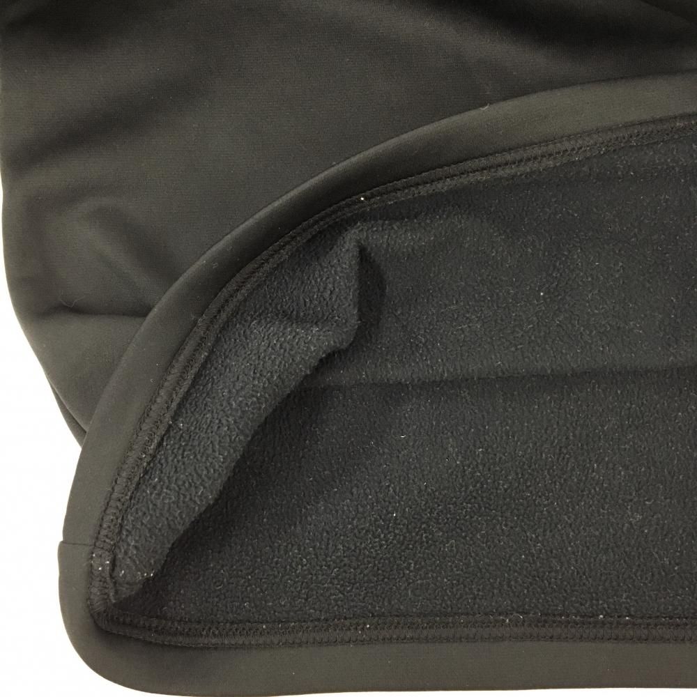 ジャックバニー 長袖ハイネックシャツ 黒 裏起毛 ビッグロゴ