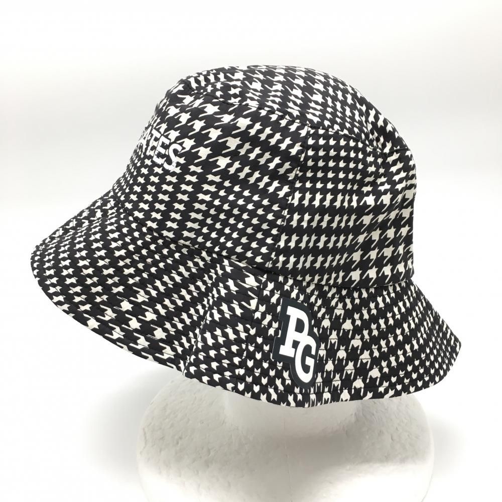 美品】パーリーゲイツ レイン2点セット(レインハット×レッグカバー) 黒