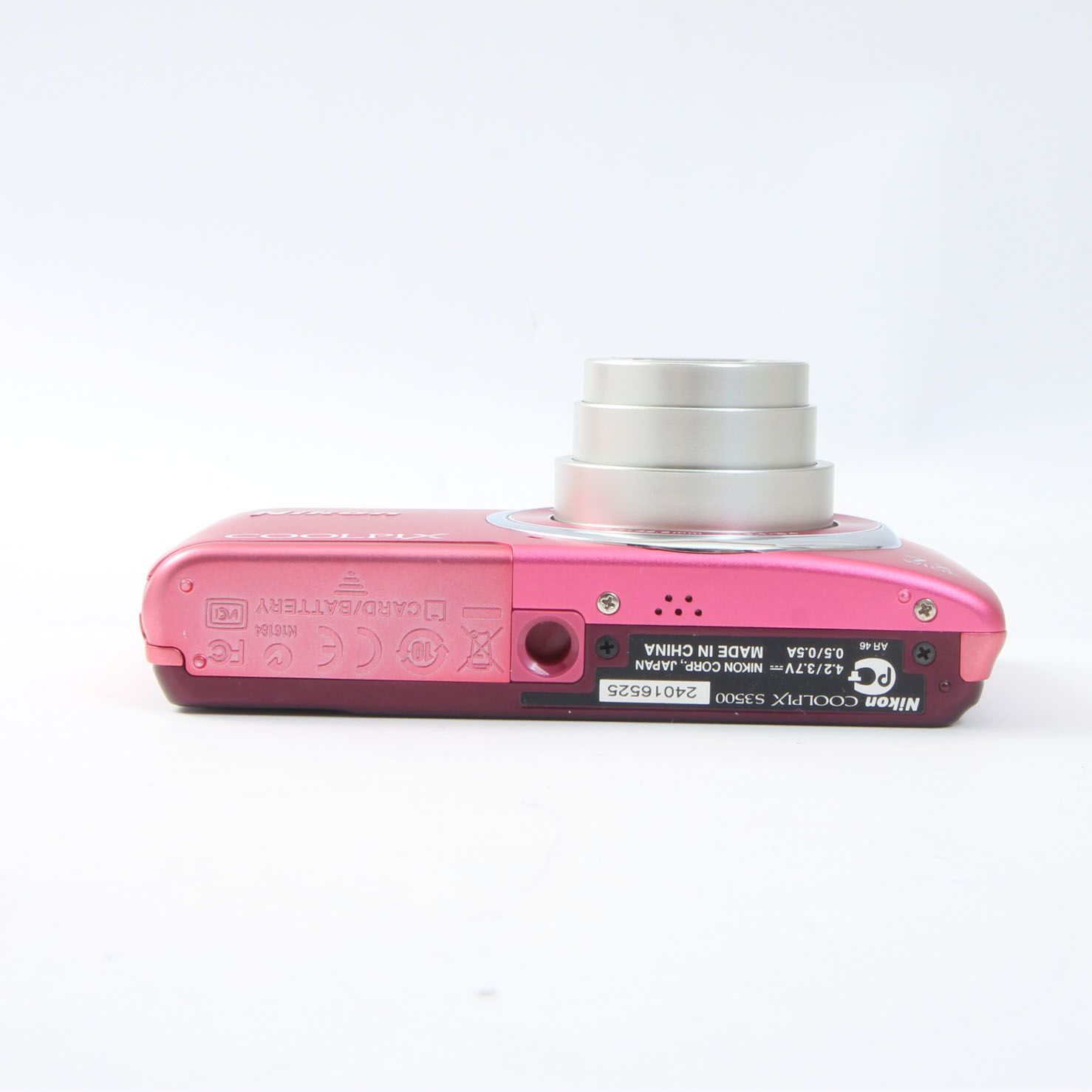 Nikon ニコン COOLPIX S3500 ピンク コンパクトデジタルカメラ - メルカリ