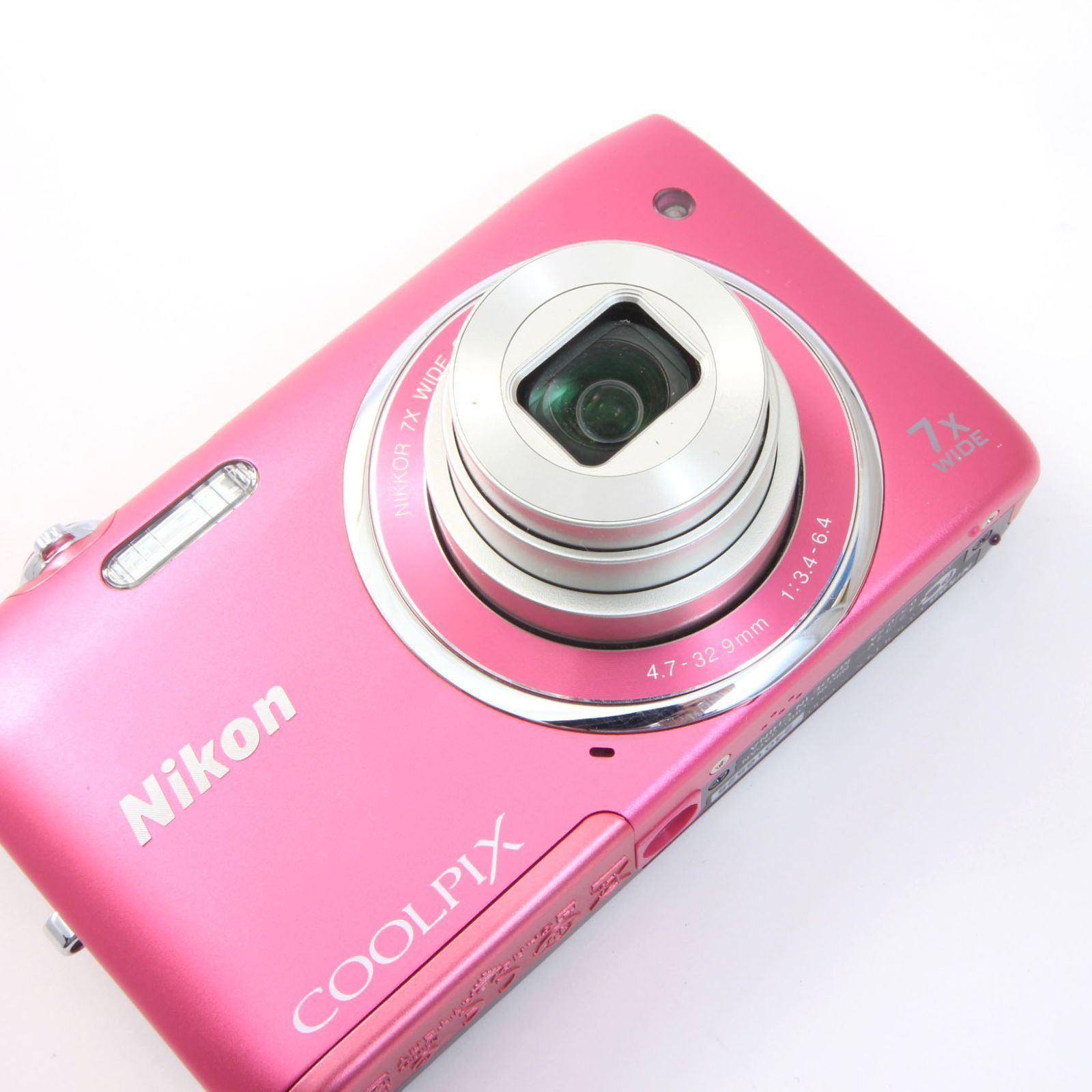 Nikon ニコン COOLPIX S3500 ピンク コンパクトデジタルカメラ - メルカリ