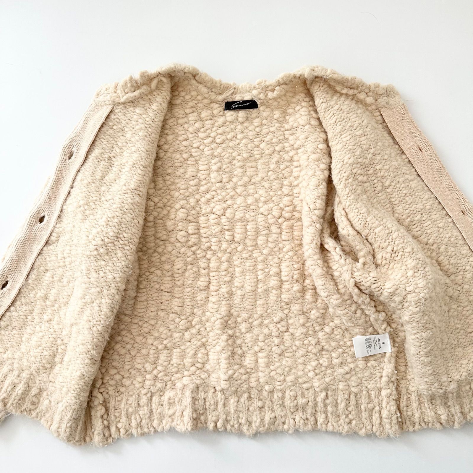 STUNNING LURE スタニングルアー スラブフェザーカーディガン ウール