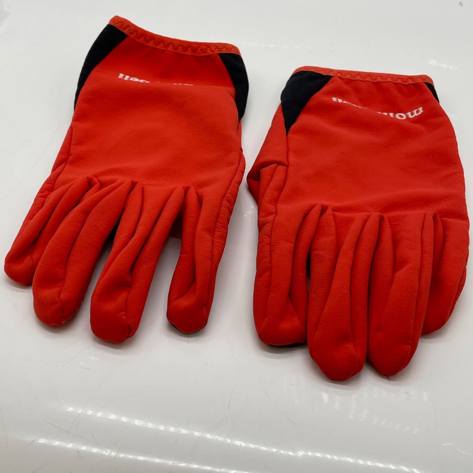 KO3601○モンベル クリマプロ200 グローブ 手袋 Men's オレンジ系