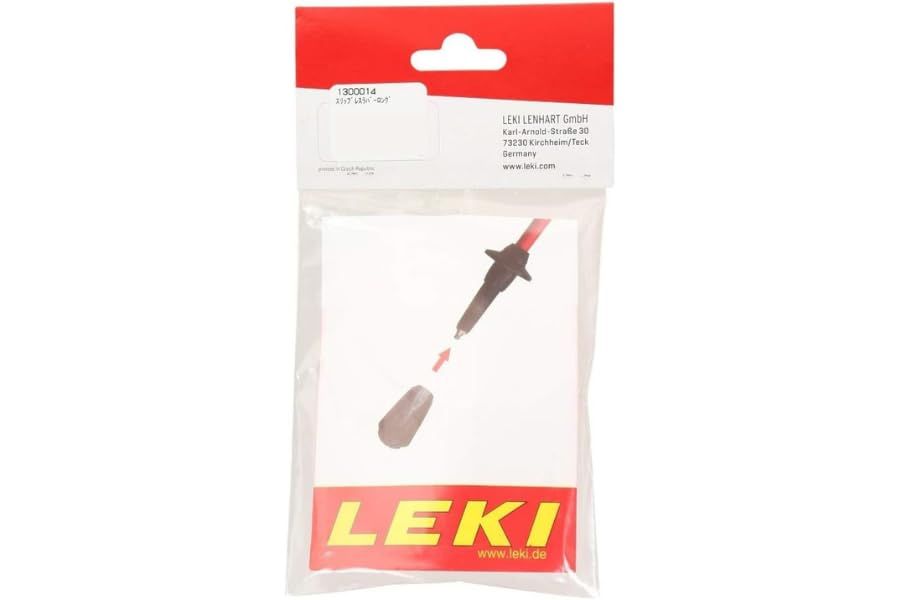 新品 レキ（LEKI） スリップレスラバーロング ステッキ トレッキングポール 1300014 2個セット