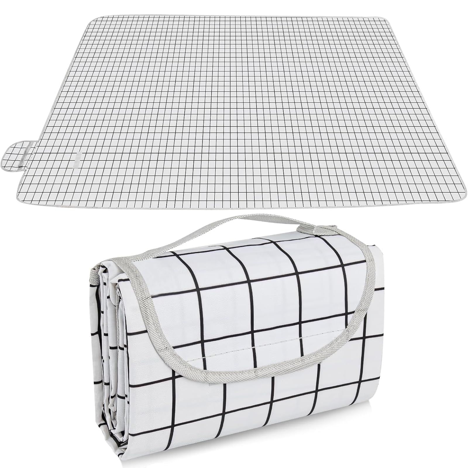 新品 レジャーシート 厚手 折りたたみ 収納可能なピクニックマッ ト3人～5人用140x145cm 大判 超軽量 ポータブル レジャーシート キャンプ、ピクニック、花見、花火、ピクニックに最適