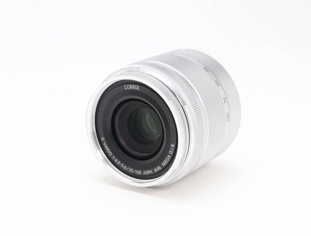 AA 上品 Panasonic パナソニック LUMIX G VARIO 35 100 mm F 4 5 6 ASPH MEGA O I S H FS 35100 シルバー 初期不良 対応 212 14