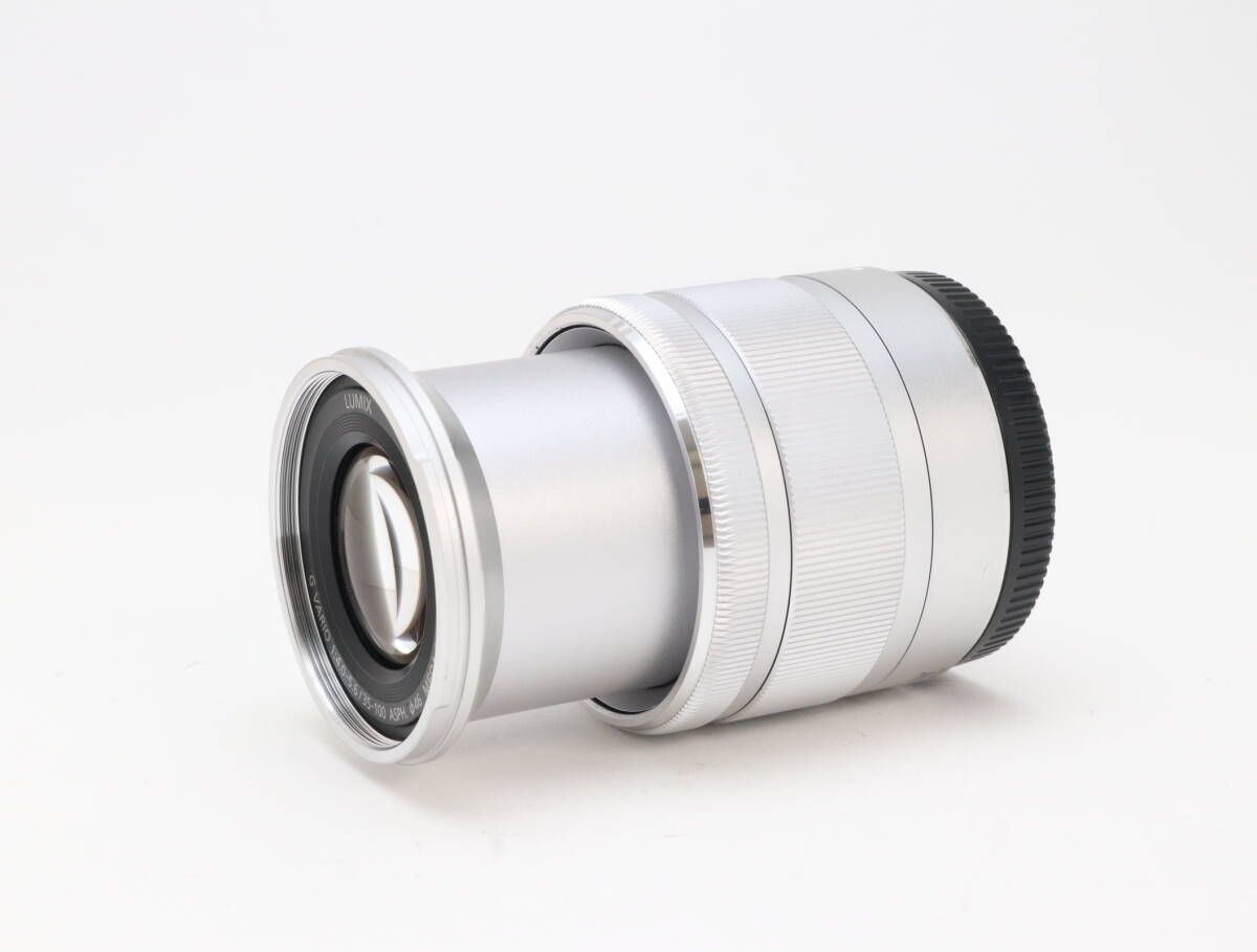 AA 上品 Panasonic パナソニック LUMIX G VARIO 35 100 mm F 4 5 6 ASPH MEGA O I S H FS 35100 シルバー 初期不良 対応 212 14 レンズ(ズーム) カメラ