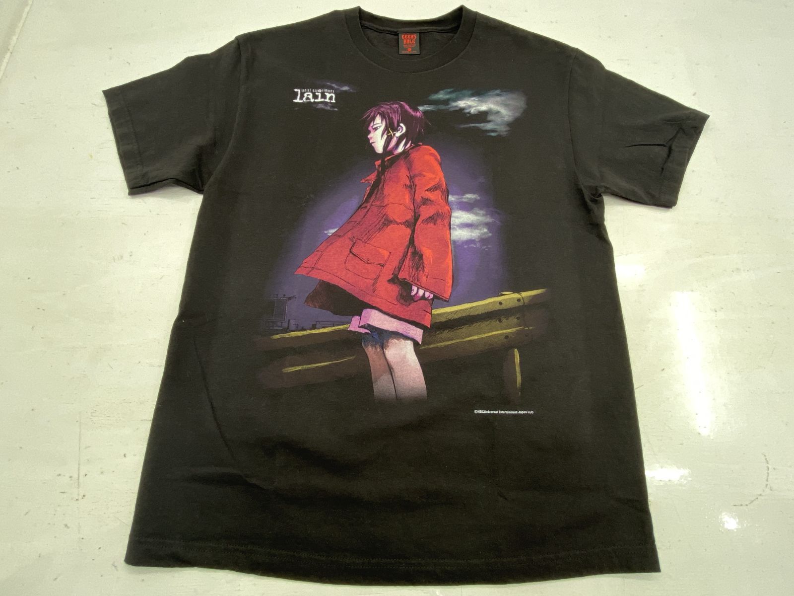 盛岡75-0135】serial experiments lain × GEEKS RULE 15 SILKSCREEN