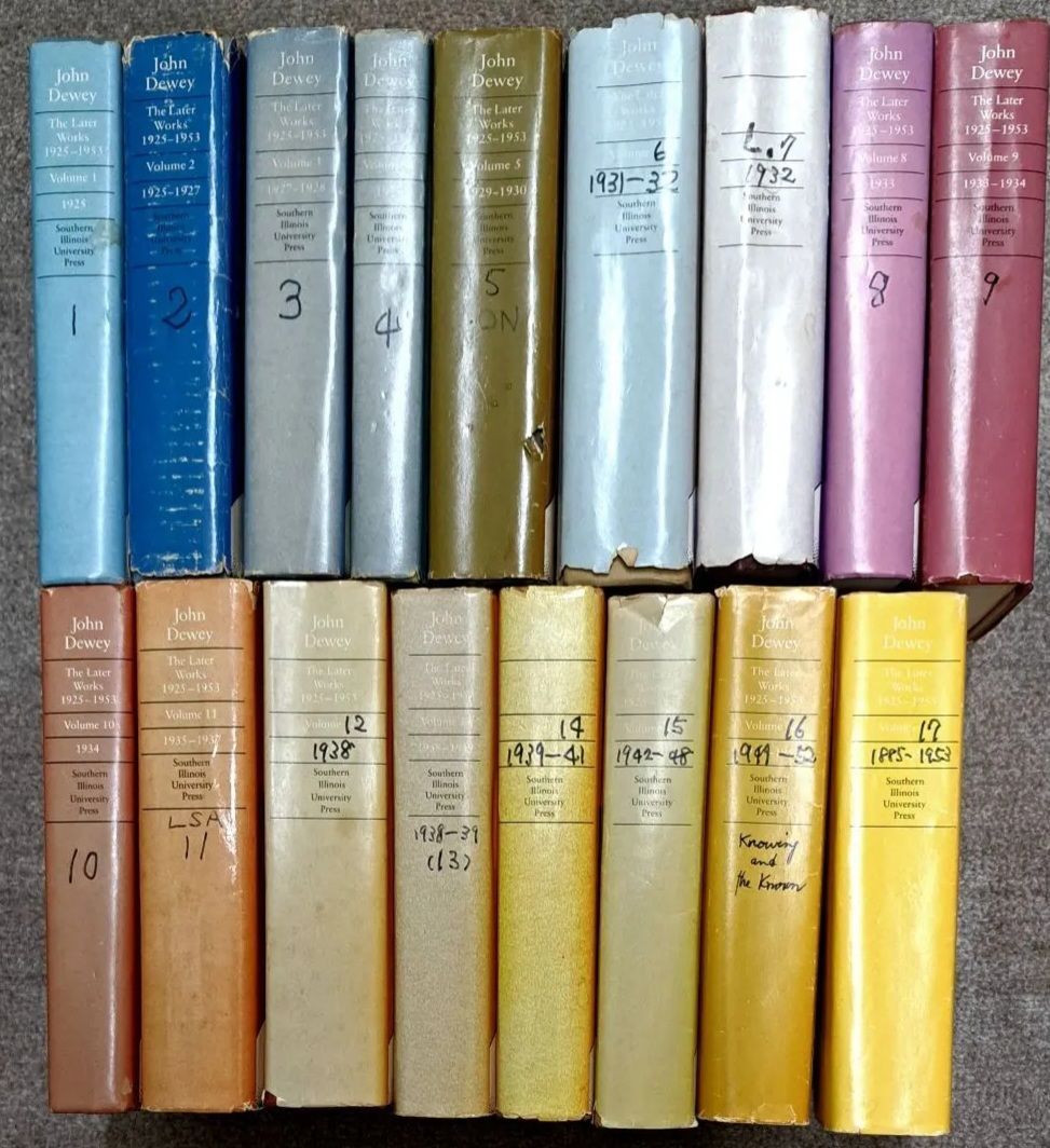 John Dewey TheLaterWorks全17巻 Index計18冊