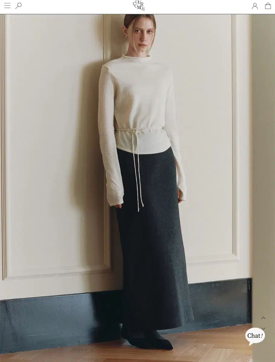 アワーコモス ウールスカート ロング丈スカート