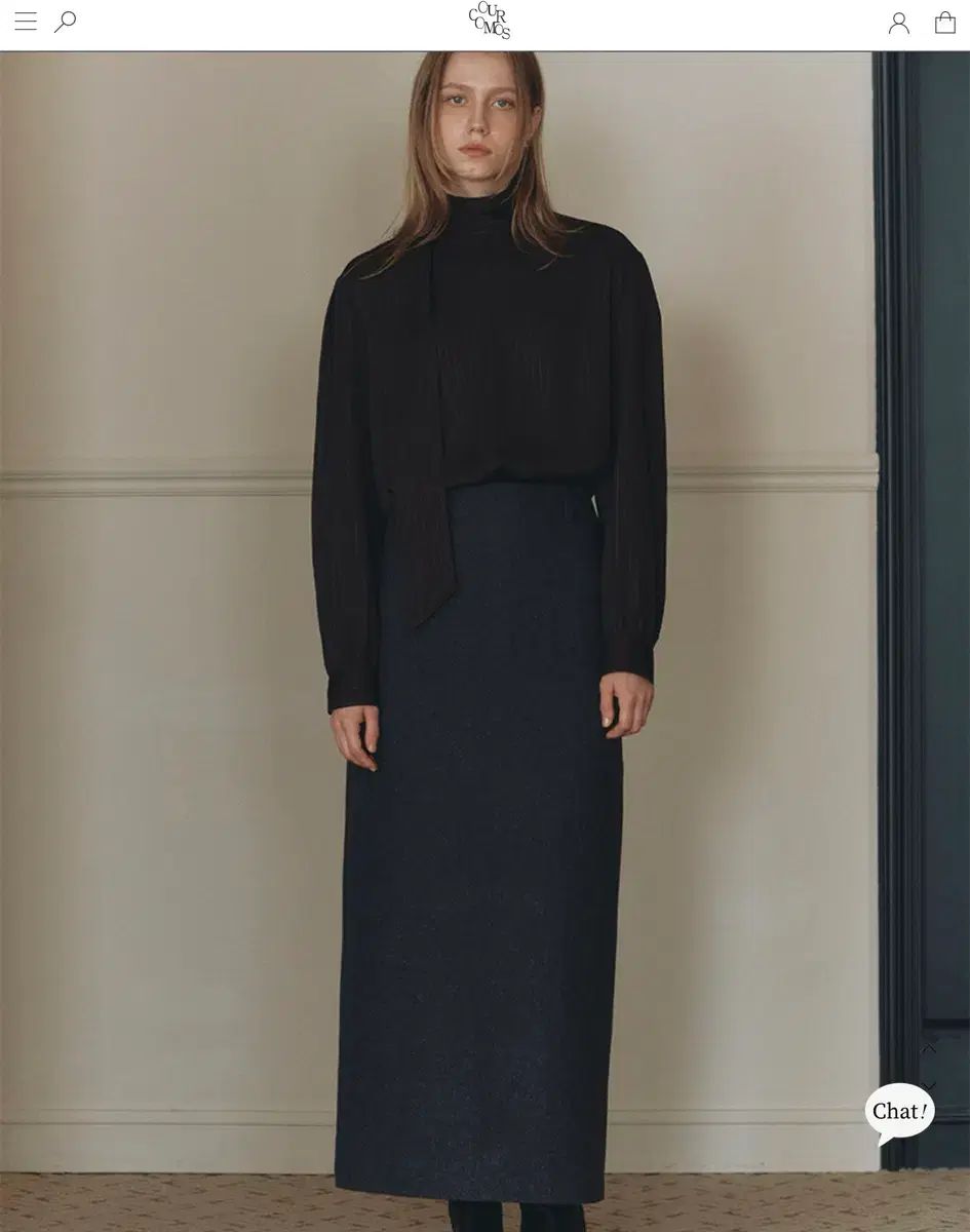 アワーコモス ウールスカート ロング丈スカート