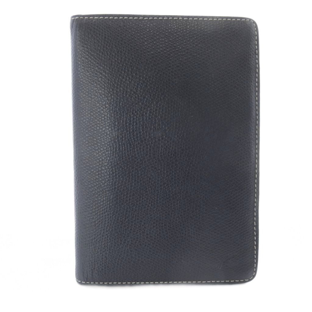 キタムラ Kitamura カードケース レザー ロゴ 黒