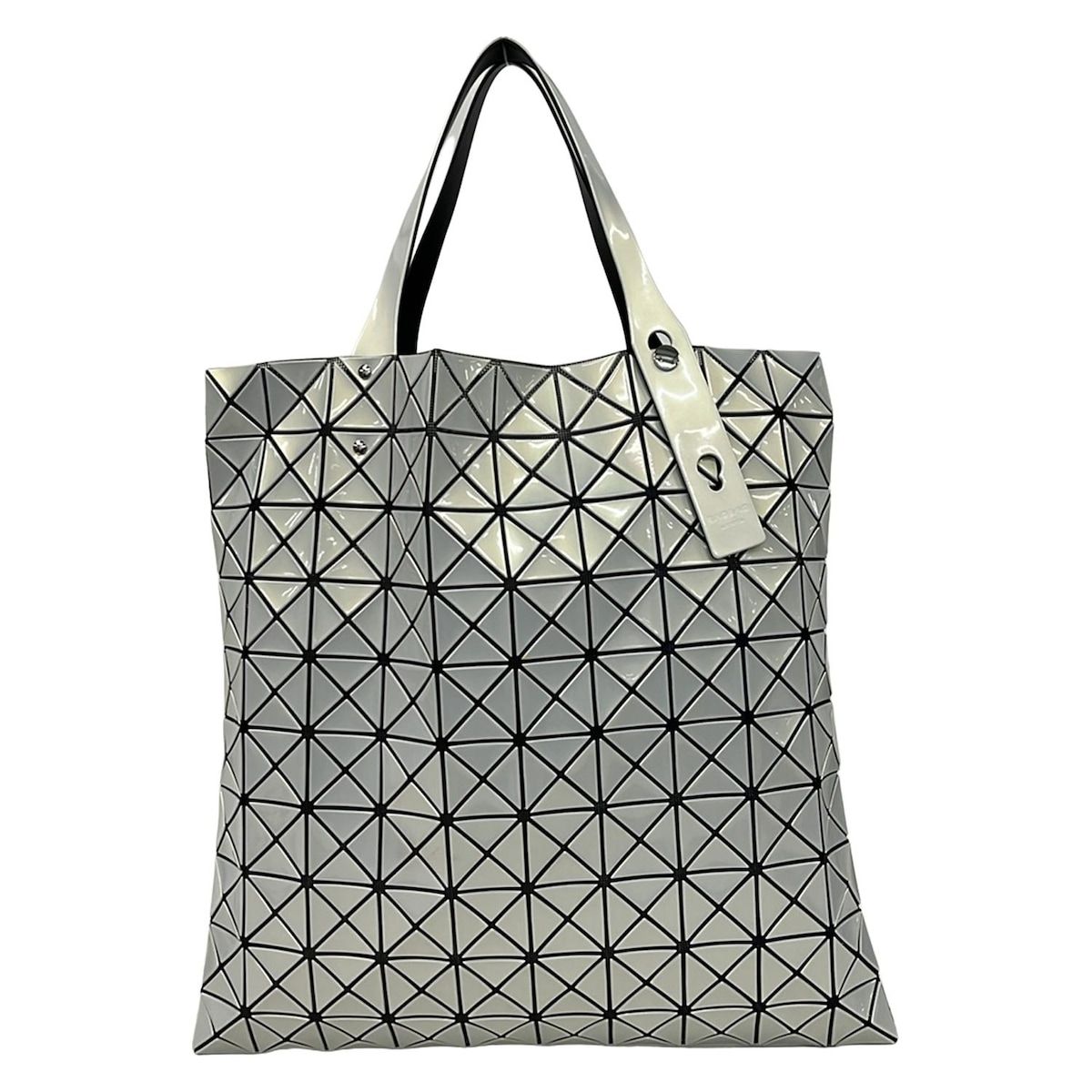 BAOBAO ISSEYMIYAKE バオバオイッセイミヤケ トートバッグ - シルバー×黒