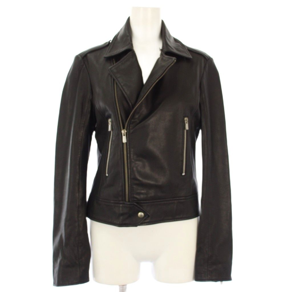 DES  PRES  黒 レザー シングルライダースジャケット DES PRÉS 黒 レザージャケット シングルライダース