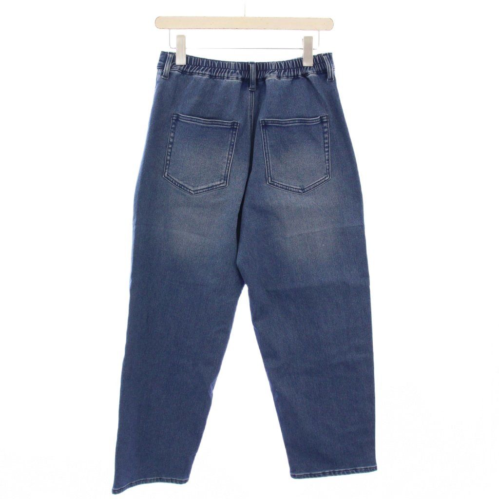 ケレン KELEN 裏起毛カーブラインデニムパンツ ジーンズ ジップフライ ストレッチ M インディゴ BB