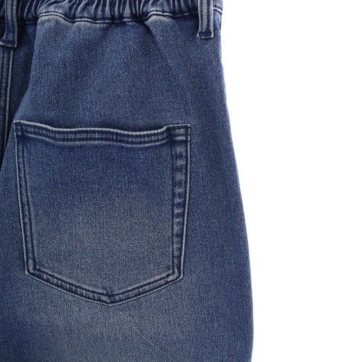  ケレン KELEN 裏起毛カーブラインデニムパンツ ジーンズ ジップフライ ストレッチ M インディゴ BB デニム ジーンズ パンツ