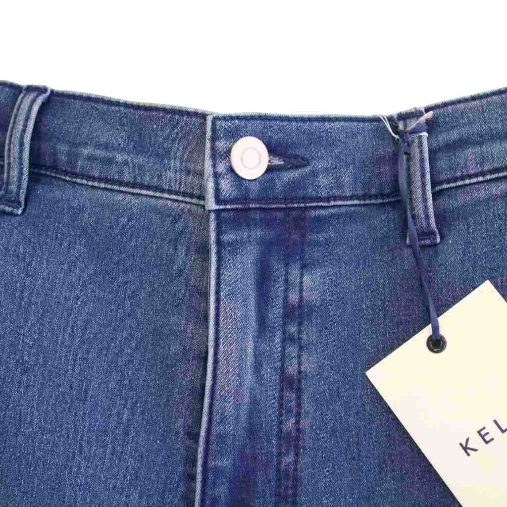 裏起毛カーブラインデニムパンツ ジーンズ