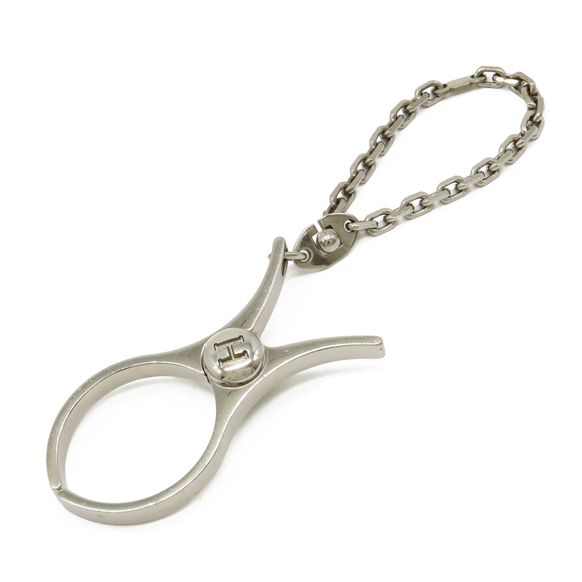 名東】エルメス フィルー グローブホルダー シルバー アクセサリー