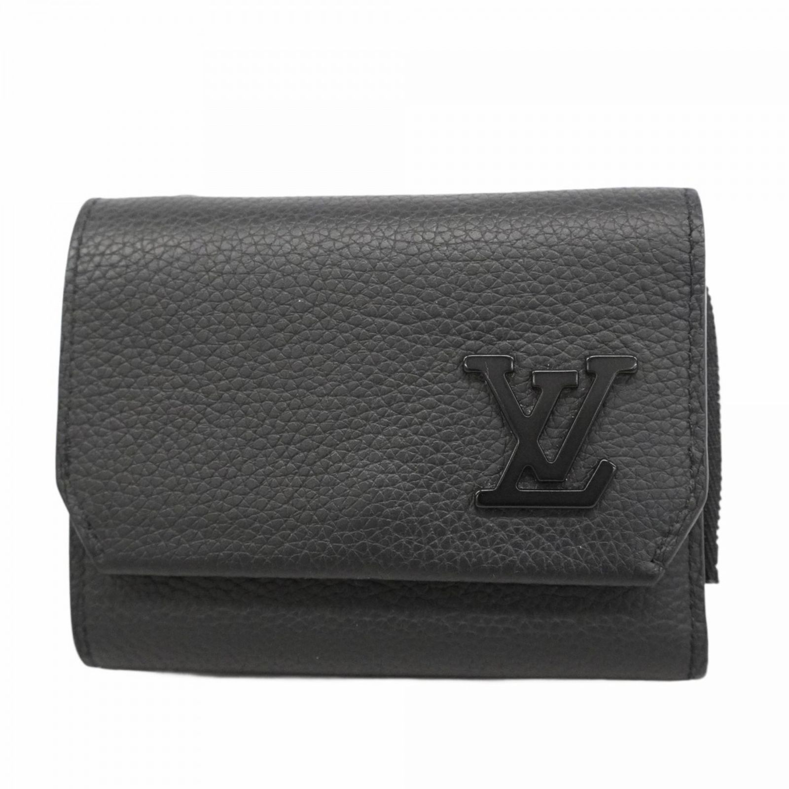 ルイ ヴィトン Louis Vuitton 三つ折り財布 LVアエログラム ポルトフォイユパイロット M 81740 ブラックメンズ