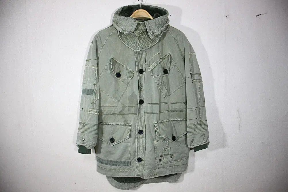 ZADIG VOLTAIRE ザディグ エ ヴォルテール カーキ マウンテンパーカー