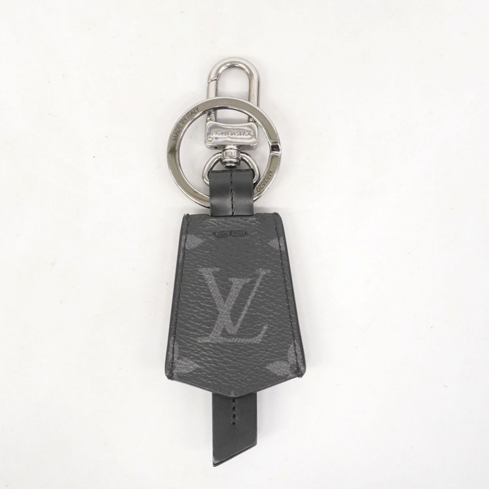 【極美品】LOUIS VUITTON キーホルダー モノグラム M63620 黒 ルイ・ヴィトン(Louis Vuitton) ルイ・ヴィトン キーホルダー