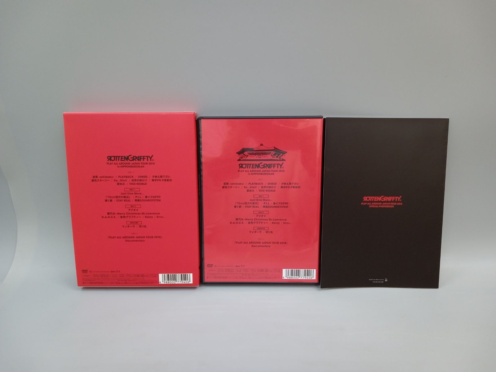 ROTTENGRAFFTY PLAY ALL AROUND JAPAN TOUR 2018 in 日本武道館 DVD