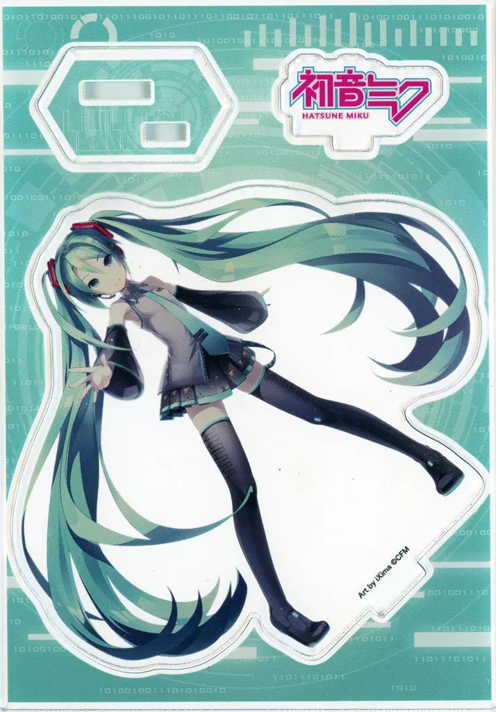 初音ミク　マジカルミライ　ビッグアクリルスタンド　HMV　iXima 初音ミク「マジカルミライ」10th Anniversaryにて、ピアプロ