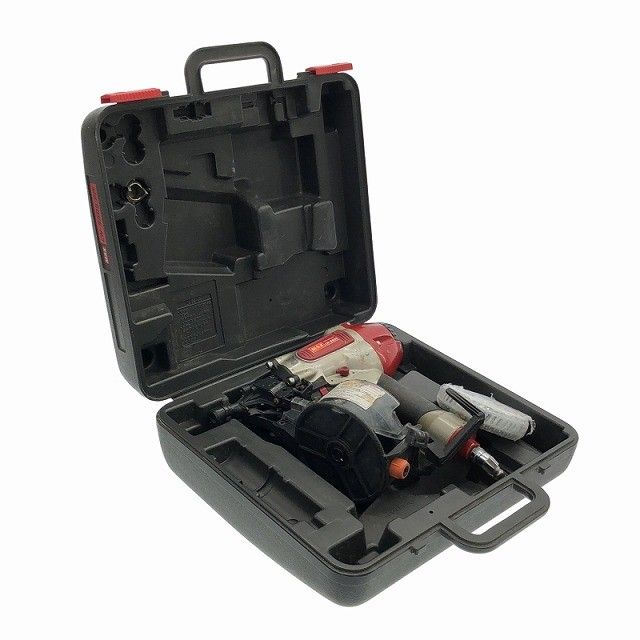 品 MAX マックス 50 mm 一般庄 常圧 コイルネイラ CN-550 S FP ケース付 エア釘打機 エア釘打ち機 ロール釘打機120088