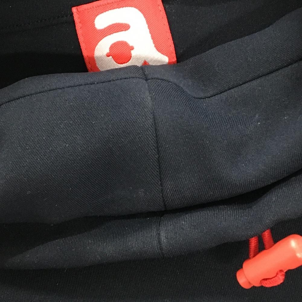 アルチビオ ハイネックトレーナー ダークネイビー×白 袖レース