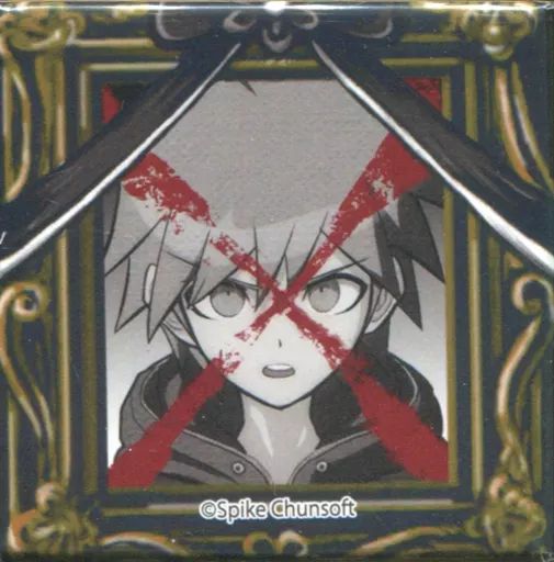 中古】バッジ・ピンズ(キャラクター) 苗木誠 遺影スクエア缶バッジ