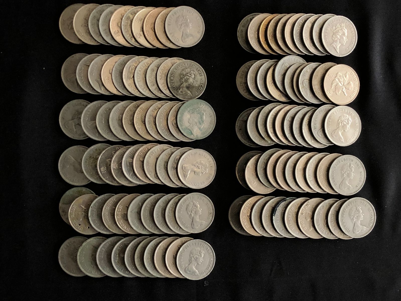 外国銀貨銅貨　香港　3枚まとめロット HongKong 香港 硬貨まとめて 110枚 外国コイン - メルカリ