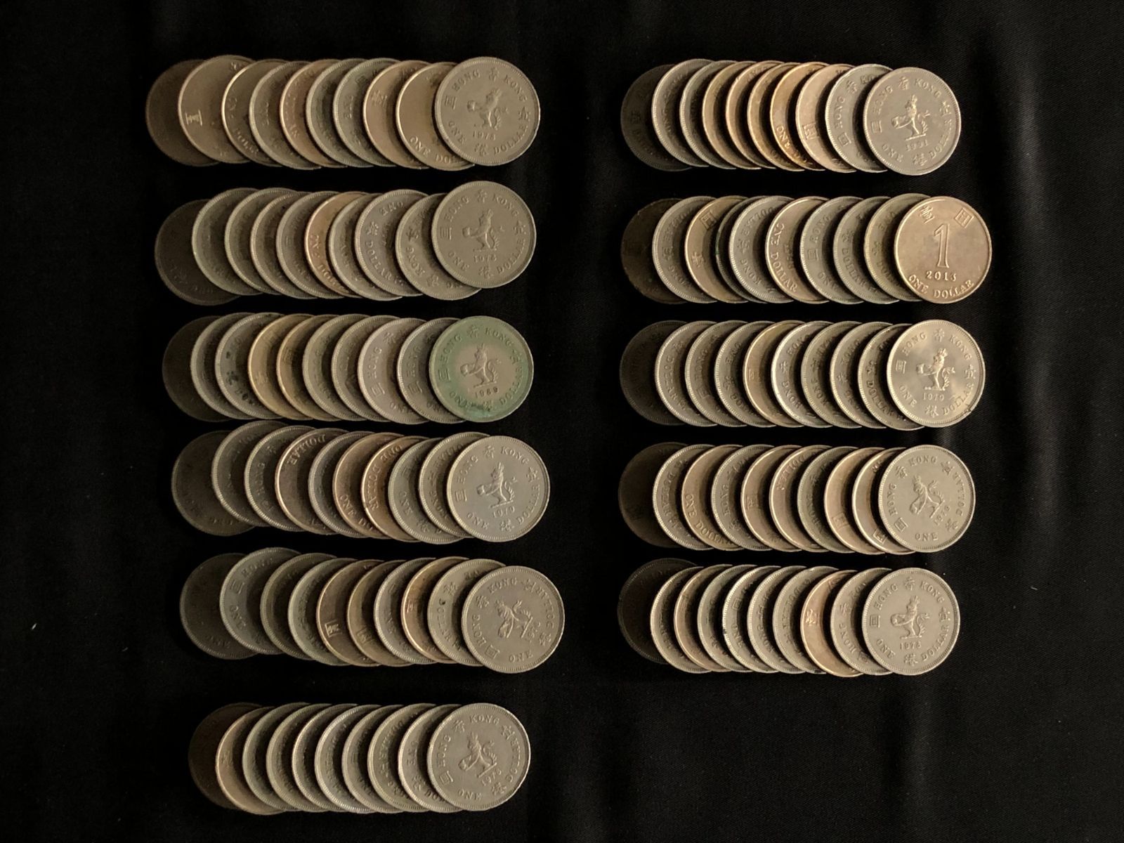 HongKong 香港 硬貨まとめて 110枚 外国コイン - メルカリ
